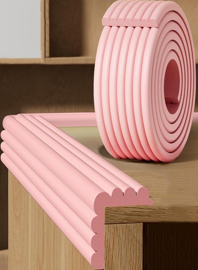 Amillee Baby Proofing Flat Edge Protector - 2 Meter Safety Strip, Furniture Adjustable Dense Edge Guard for Kids Safety, High Shock Absorbent Edges Protector, Baby Safety Products (Pink) - Image 1