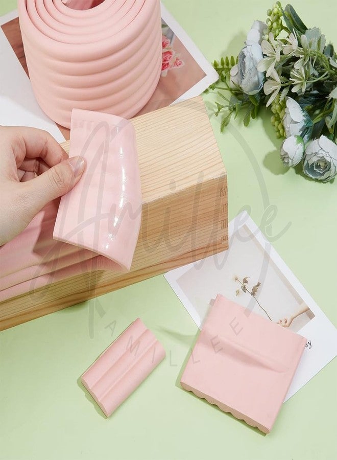 Amillee Baby Proofing Flat Edge Protector - 2 Meter Safety Strip, Furniture Adjustable Dense Edge Guard for Kids Safety, High Shock Absorbent Edges Protector, Baby Safety Products (Pink) - Image 3