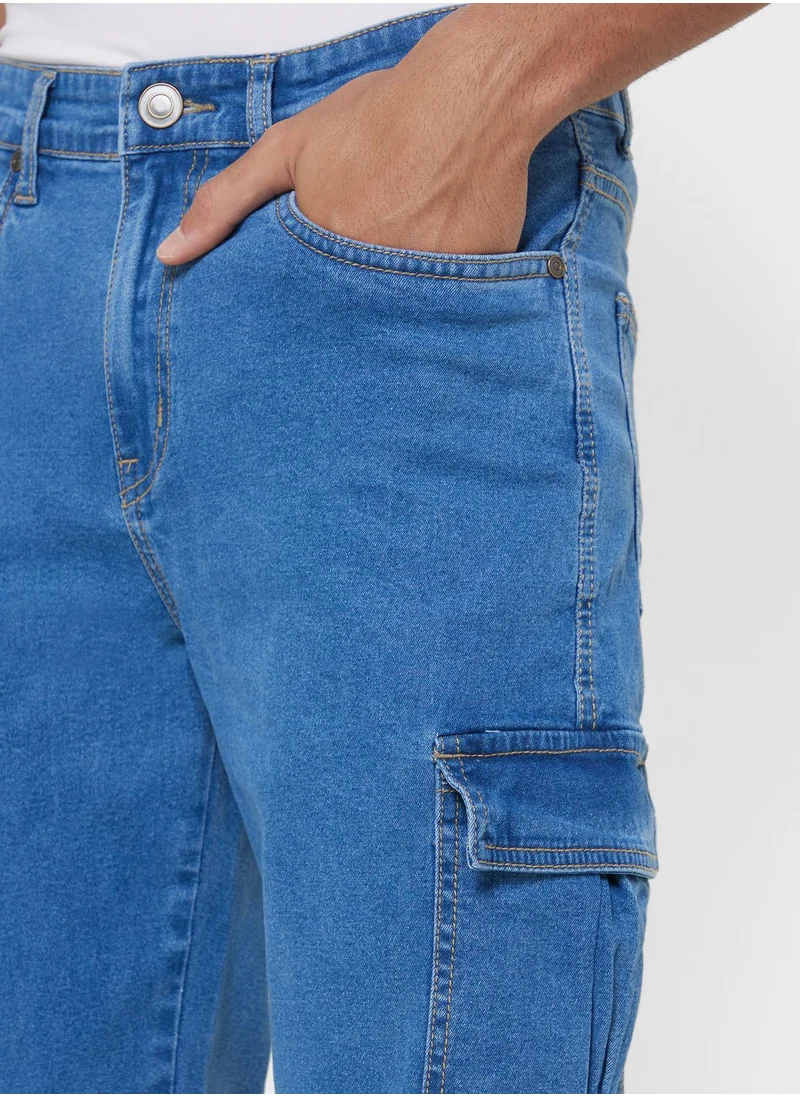 سفنتي فايف Mens Cargo Jeans