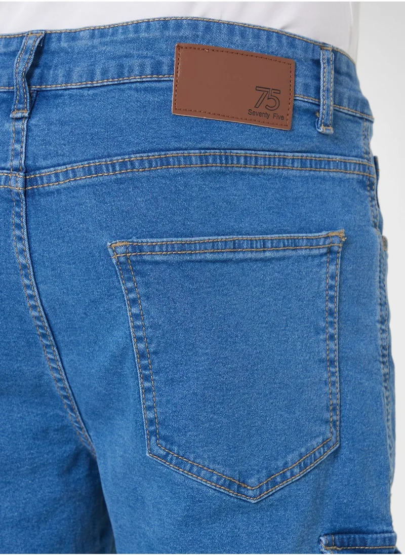 سفنتي فايف Mens Cargo Jeans