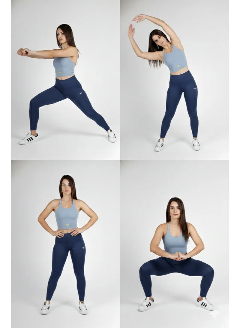 ثوجفيت طقم ليجنز رياضي وسوتيان بتدرج لوني بدون خياطة من ثاغ فت - قطعتان