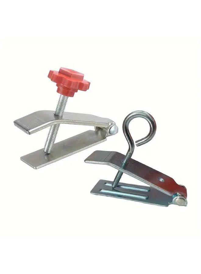 A Set Of 2 Manual Tile Leveling Tools Height Adjusters With 0 1 Mm Precision Supporting 551 16 LB For Wall And Ceiling Decoration Non Electric Tile Lifting Device Includes Tile Leveling Clips Spiral Type And Ring Type - Image 4