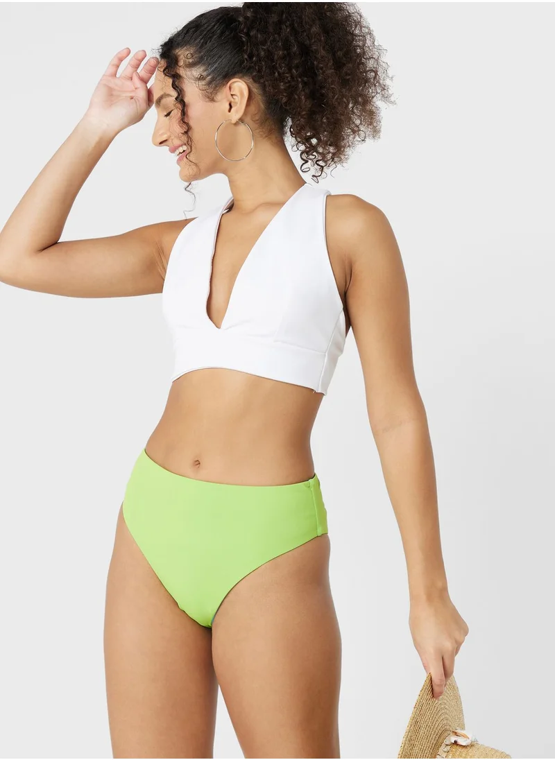 Cotton On Body High Leg Bikini Bottom