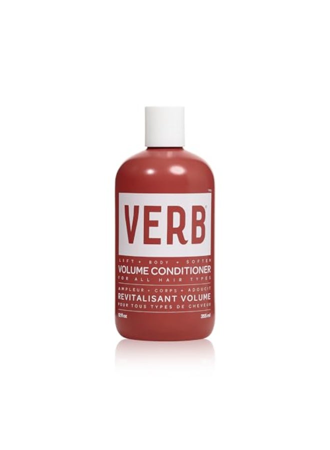 VERB Volume Conditioner 12 fl oz Softens Detangles Lifts Flat Hair Sulfate Paraben and Gluten Free - Image 1