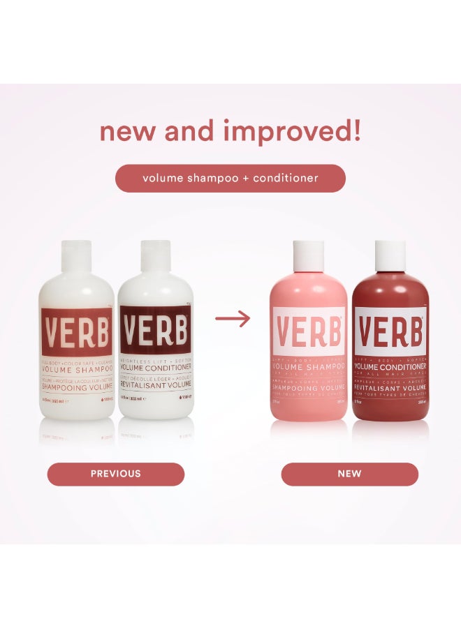 VERB Volume Conditioner 12 fl oz Softens Detangles Lifts Flat Hair Sulfate Paraben and Gluten Free - Image 4