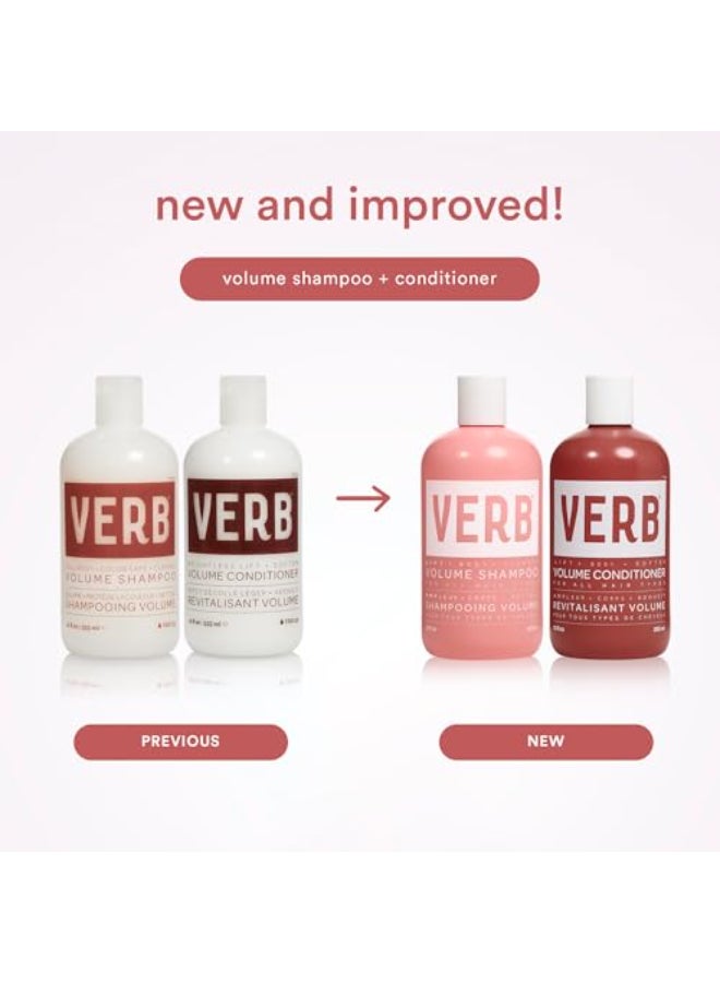VERB Volume Conditioner 12 fl oz Softens Detangles Lifts Flat Hair Sulfate Paraben and Gluten Free - Image 3