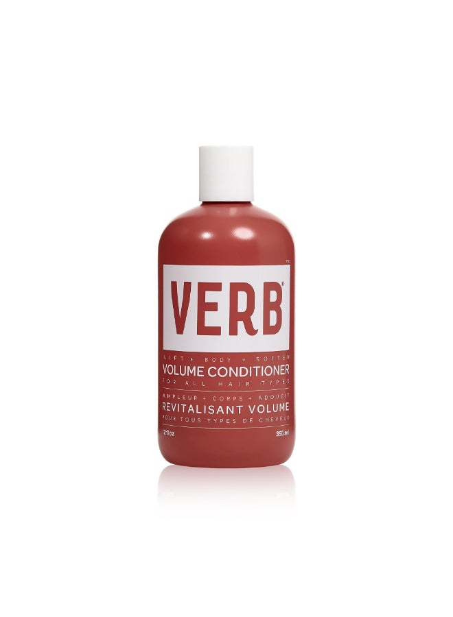 VERB Volume Conditioner 12 fl oz Softens Detangles Lifts Flat Hair Sulfate Paraben and Gluten Free - Image 2
