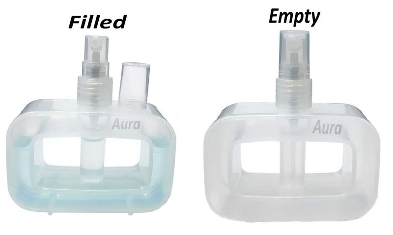 Aura 50 ML Unique Unbreakable Empty Spray Bottle Pocket Mist Spray Bottle Transparent Spray Bottle Refillable Reusable Spray Bottle - Image 3