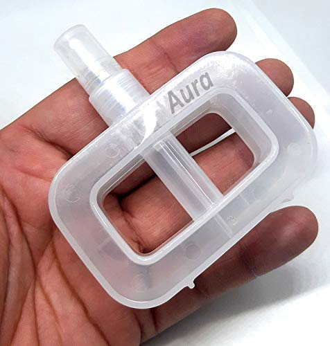 Aura 50 ML Unique Unbreakable Empty Spray Bottle Pocket Mist Spray Bottle Transparent Spray Bottle Refillable Reusable Spray Bottle - Image 4