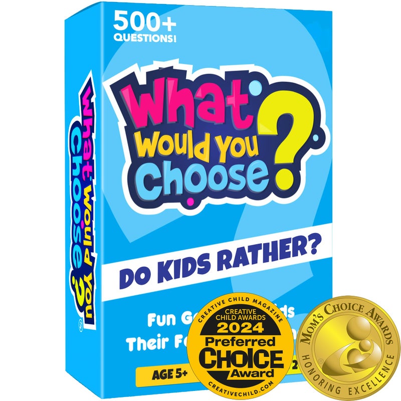 QUOKKA Board Game for 8-12 Year Olds - Original Edition - Family Card Game for Kids Ages 5-8 - What Would You Choose | Do Kids Rather? | Pick Your Answer | Get to Know You - Fun Game Night for Kid - Image 1