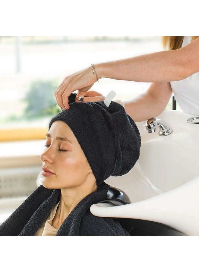 Orighty Black Salon Towel, Pack of 24(Not Bleach Proof, 16 x 27 Inches) Super Soft and Absorbent Microfiber Hair Salon Towels for Salon, Hand, Gym, Bath, Spa and Home Hair Care - Image 4