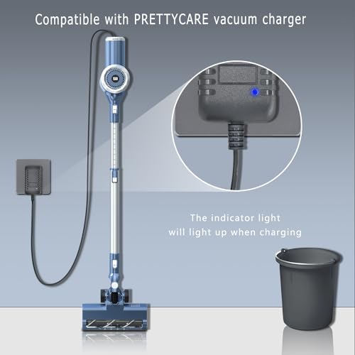 BOEEA Charger Replacement for PRETTYCARE Cordless Vacuum Cleaner W100 W200 W300 W400 P1 P3 P4,AC/DC Vacuum Power Adapter Charging Cord 6.6 Ft - Image 4