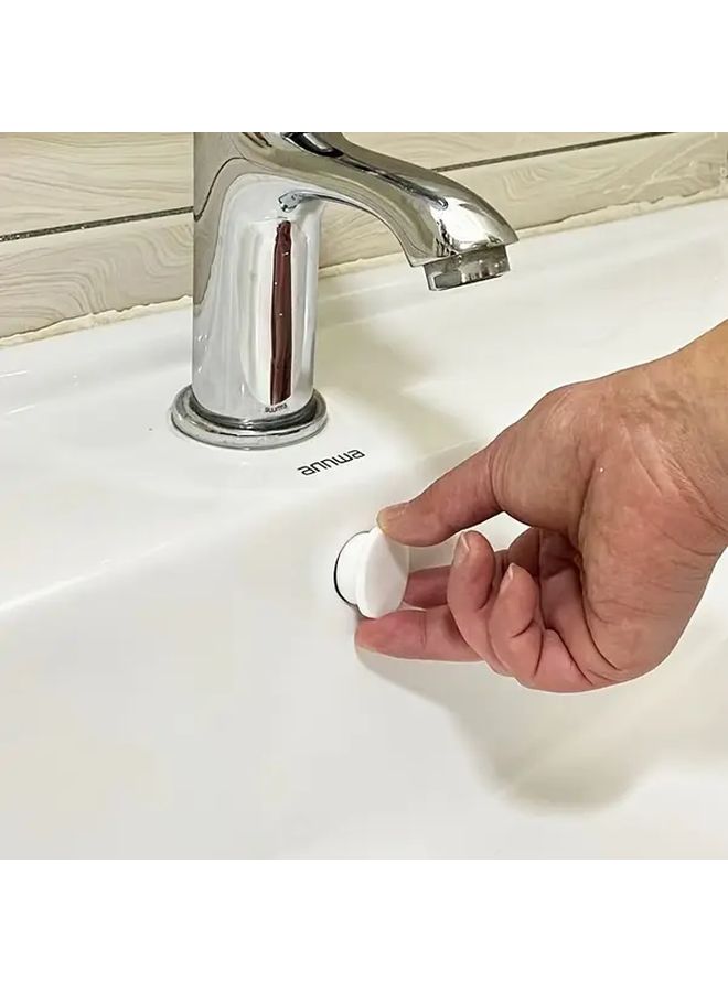 10pcs Sink Overflow Plugs Flexible Bathtub Faucet Seals Shower Drain Covers Kitchen Stoppers - Image 1
