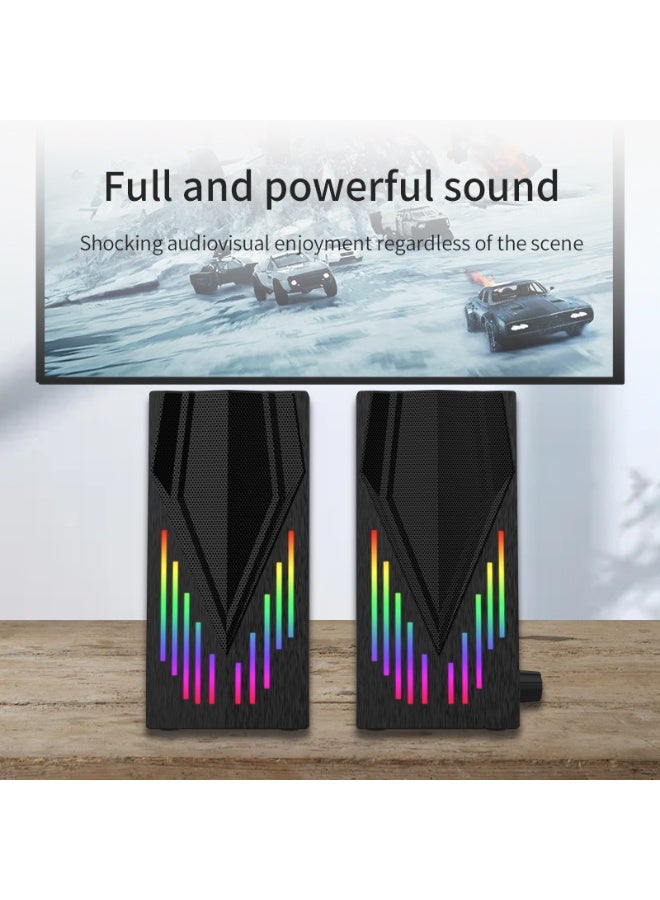 عام الوسائط المتعددة الصوت كمبيوتر مكتبي أوسب البسيطة السلكية لعبة مضيئة سطح المكتب المنزل المتكلم - Image 5