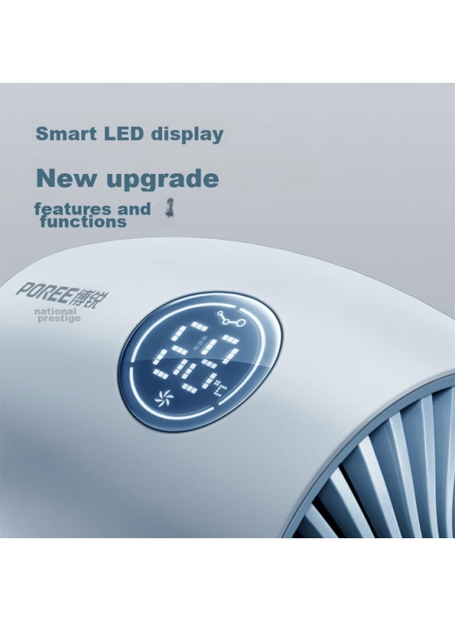 Flyco Hair Dryer For Home Use, Negative Ion High-power Gentle On Hair, Portable Dorm Hair Dryer With Intelligent Temperature Control And Led Display Ph1637 - Image 1