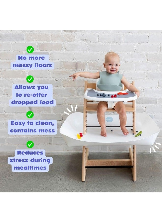 CATCHY - Food Catcher - Compatible with Stokke Tripp Trapp High Chair + 11 Other High Chairs - Highchair Sold Separately - Baby & Toddler Food & Mess Catcher - Under High Chair Accessory - Image 2