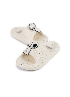 UrbanHaul UrbanHaul Boys Peanuts Snoopy Print Slip on Sliders For Kids Suitable for Daily Use :- White  - Image 2