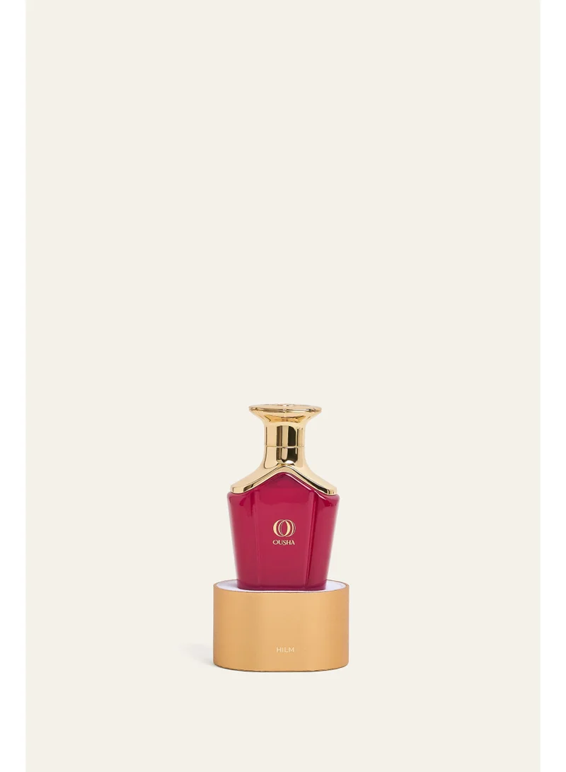 Ousha Ousha Hilm Eau de Parfum 75ml – Elegant Fragrance with Mandarin, Damask Rose, Musk, Black Currant, Vanilla, Leather & Amber
