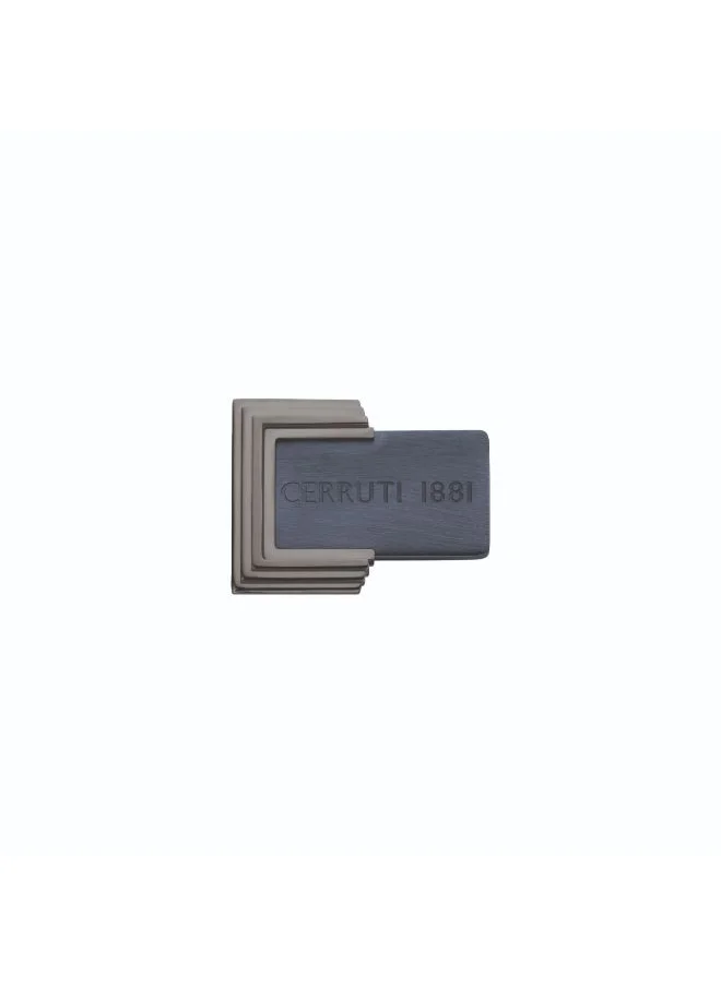 شيروتي 1881 Cadre Blue and Grey Cufflinks for Men