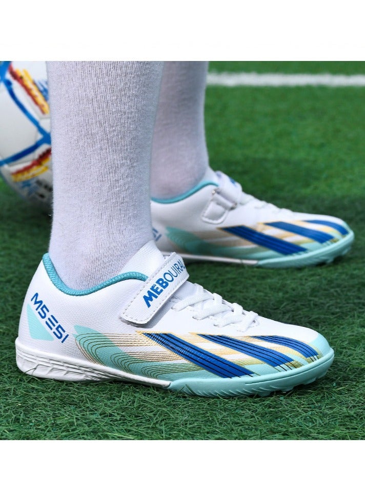 SKT Shiketro Children's Low-Top Non-Slip Four Seasons Outdoor Artificial Turf Football Boots Comfortable Training Shoes  - Image 2