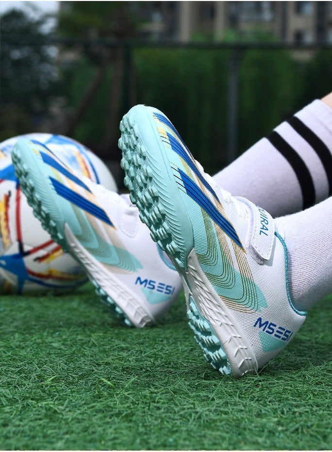 SKT Shiketro Children's Low-Top Non-Slip Four Seasons Outdoor Artificial Turf Football Boots Comfortable Training Shoes  - Image 3
