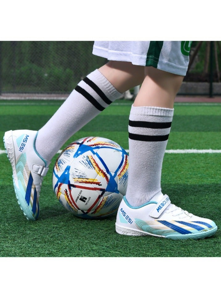SKT Shiketro Children's Low-Top Non-Slip Four Seasons Outdoor Artificial Turf Football Boots Comfortable Training Shoes  - Image 4
