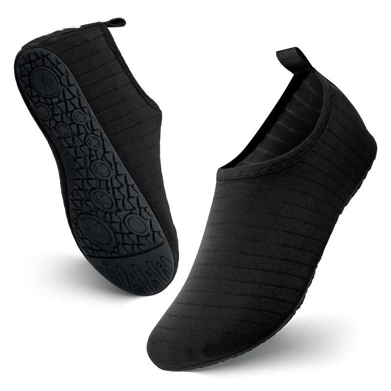 JOTO Water Shoes for Women Men Quick-Dry Breathable Aqua Socks Flexible Non-slip Rubber Sole lightweight Barefoot Aqua Water Socks for Swim Beach Yoga Exercise Pool Camping Snorkeling Surfing Kayaking - Image 1