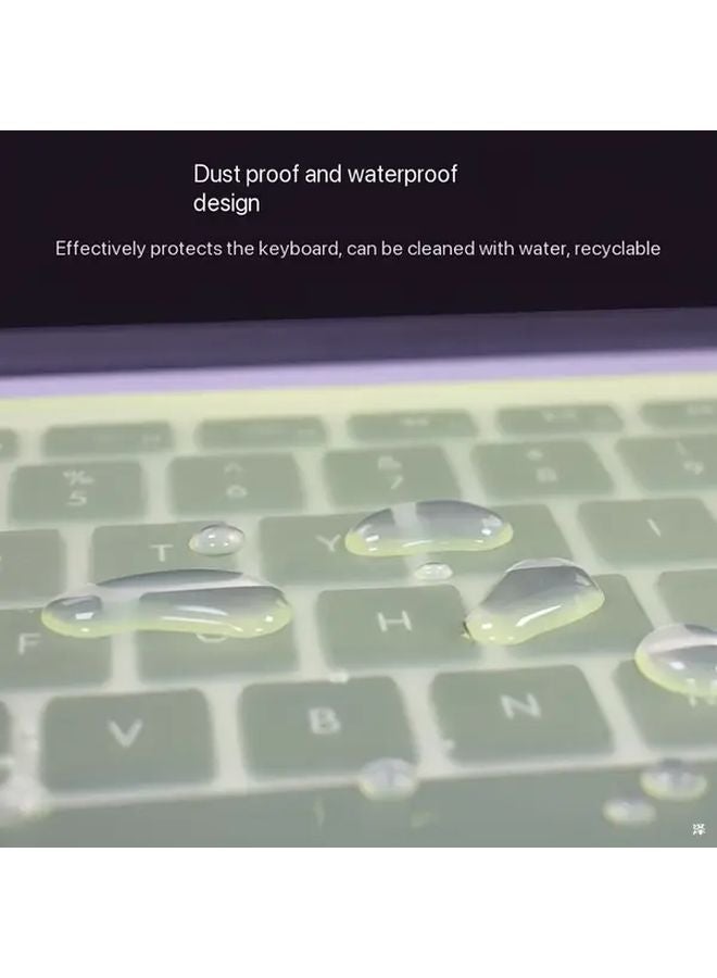 Transparent Ultra Thin Silicone Keyboard Protector Waterproof Dustproof Cover For 12 14 Inch Laptop - Image 5