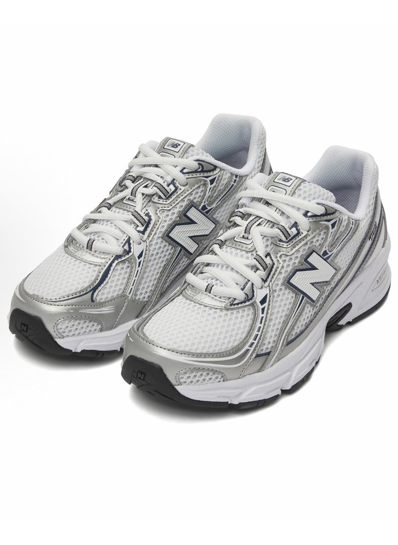 نيو بالانس new balance 740 أحذية رياضية عارضة أبيض فضية  - Image 4