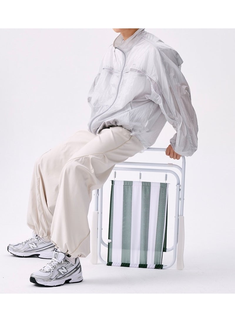نيو بالانس new balance 740 أحذية رياضية عارضة أبيض فضية  - Image 5