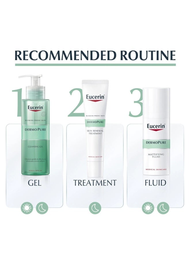 Eucerin DermoPure: The Secret to Clear Skin & Nightly Renewal, Flawless and Shine-Free - 40ml - Image 2