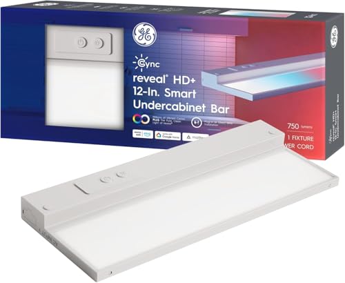 Cync GE Cync Reveal HD+ Smart Undercabinet Light Fixture, Color Changing, 12-in Bar - Image 1