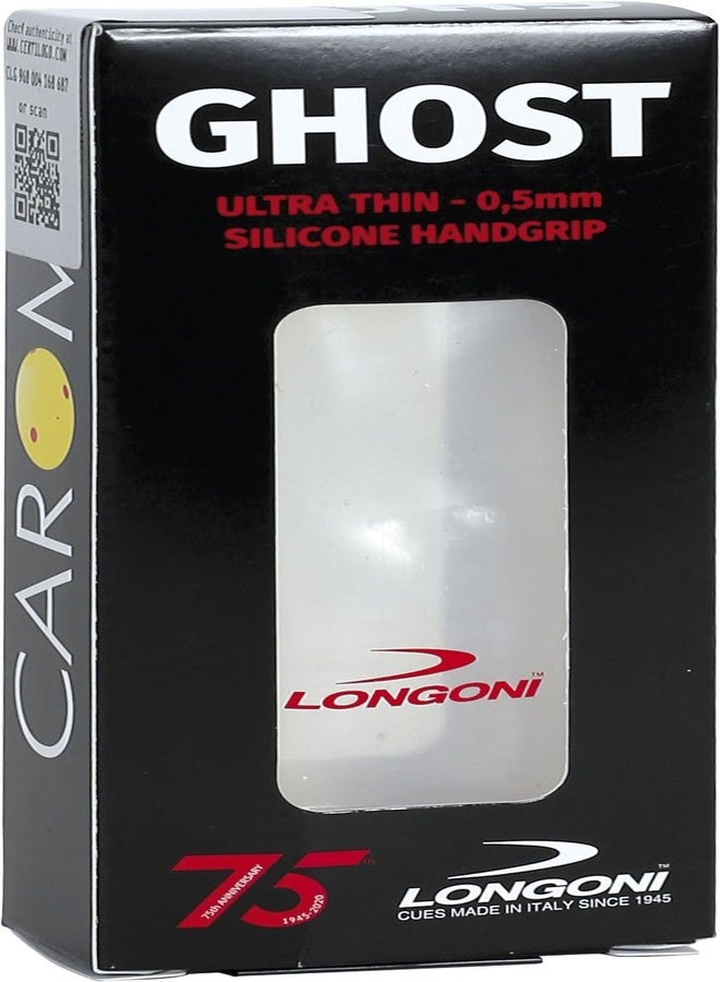 Longoni Ghost Ultra Thin 0.5 mm Silicone Billiard Pool Carom Cue Handgrip Wrap - Image 1