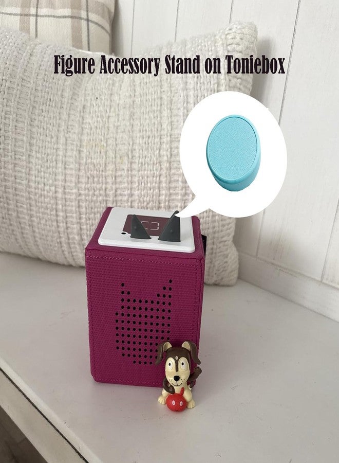 JILINWEI Base for Tonie Figure Stand, Magnet Creative Holder for Tonie or Figure Accessory Stand on Toniebox,Bule - Image 2