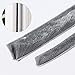 hokmly Weather Stripping Door Seal  5m 16ft Brush Weather StrippingCardSlot Seal Strip Pile Weatherstrip for Door Window 5mm x 8mm Backing 0197 x Brush 0315 Inch Gray - Image 2