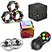Dr.Kbder DrKbder 5 Pcs Fidget Toys Adults Set EDC Cool Desk Gadgets Office Spinner Toys for Teen Kid with Metal Fidgets Infinity Cube Figits Ring Bike Chain ADHD Stress Anxiety Relief Gift for Boys Girls - Image 2