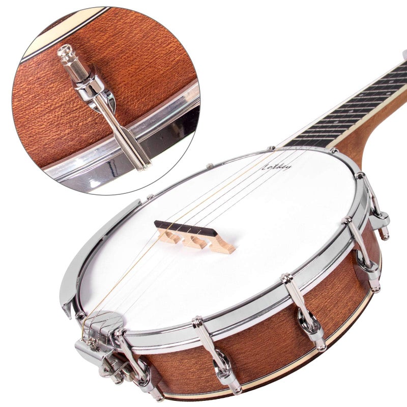 LOTKEY, 5-String Banjo, 26 inch (CR2032) - Image 3