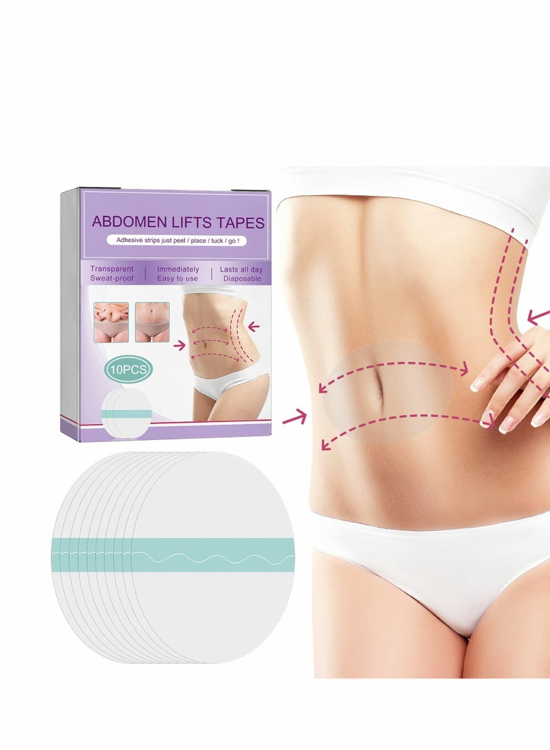 KASTWAVE Abdomen Lift Tapes, Body Tape, for Cellulite & Sagging Skin on Abdomen, 10 PCS Lifts Cellulite & Sagging Skin on Abdomen, Smooths wrinkles - Image 1