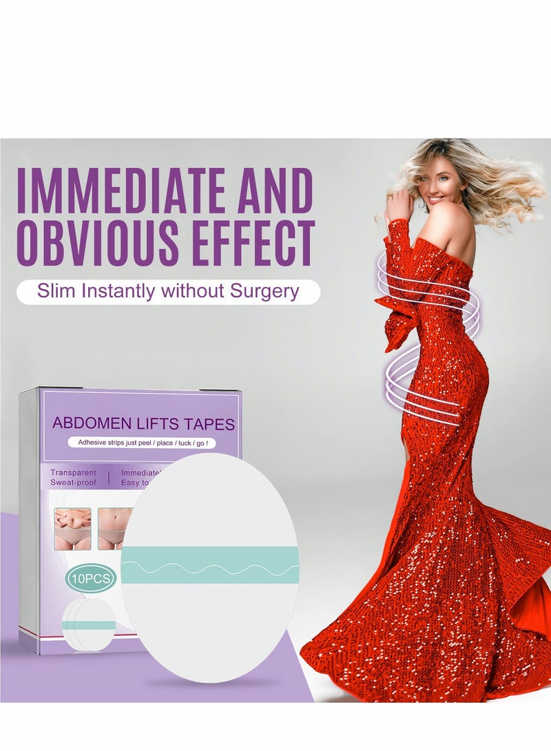 KASTWAVE Abdomen Lift Tapes, Body Tape, for Cellulite & Sagging Skin on Abdomen, 10 PCS Lifts Cellulite & Sagging Skin on Abdomen, Smooths wrinkles - Image 2