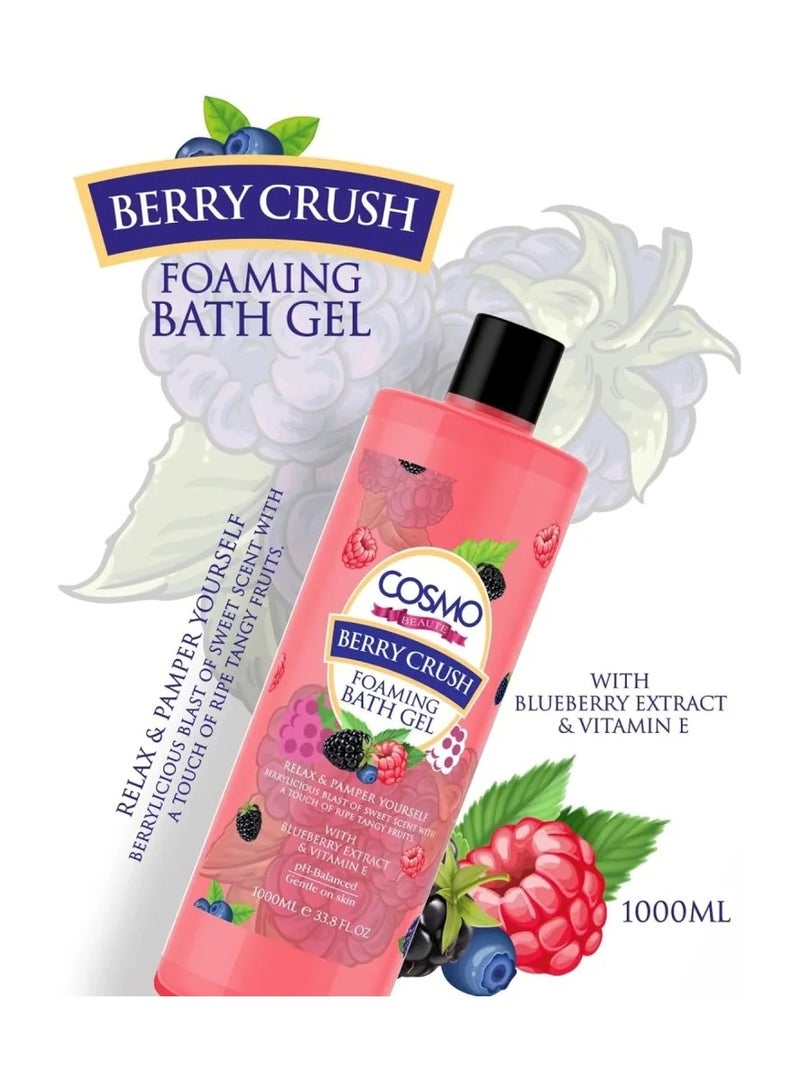 كوزمو جل استحمام رغوي برائحة التوت  1000 مل - Image 2