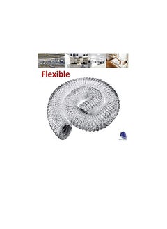 Generic Aluminium Flexible Duct Venting Duct Hose for Air Exhaust Line, Air Condition Line (4 inch)  - Image 3