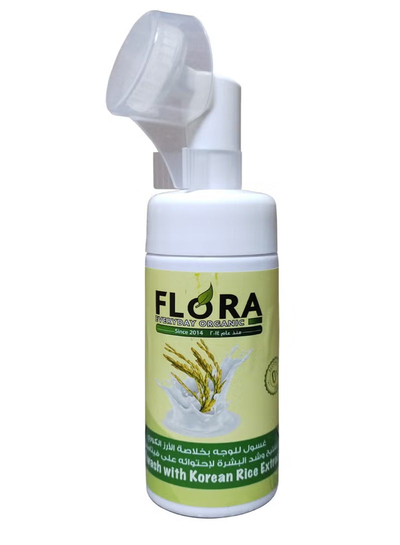 فلورا غسول الوجه بخلاصة الأرز الكوري 250 مل