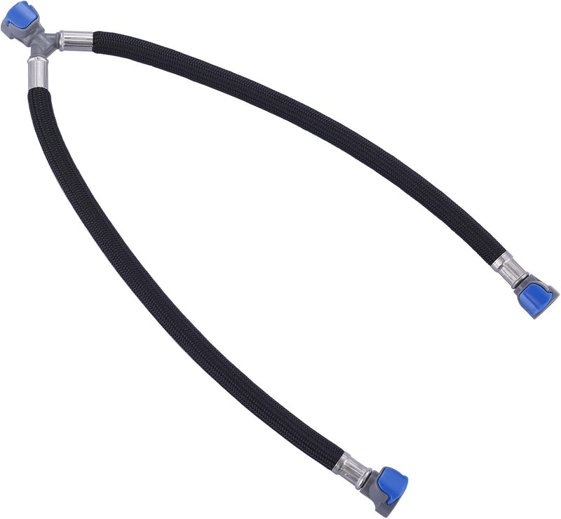 WOWOW Quick Connect Hose Hot and Cold Supply Hoses for Bathroom Faucet - Image 1