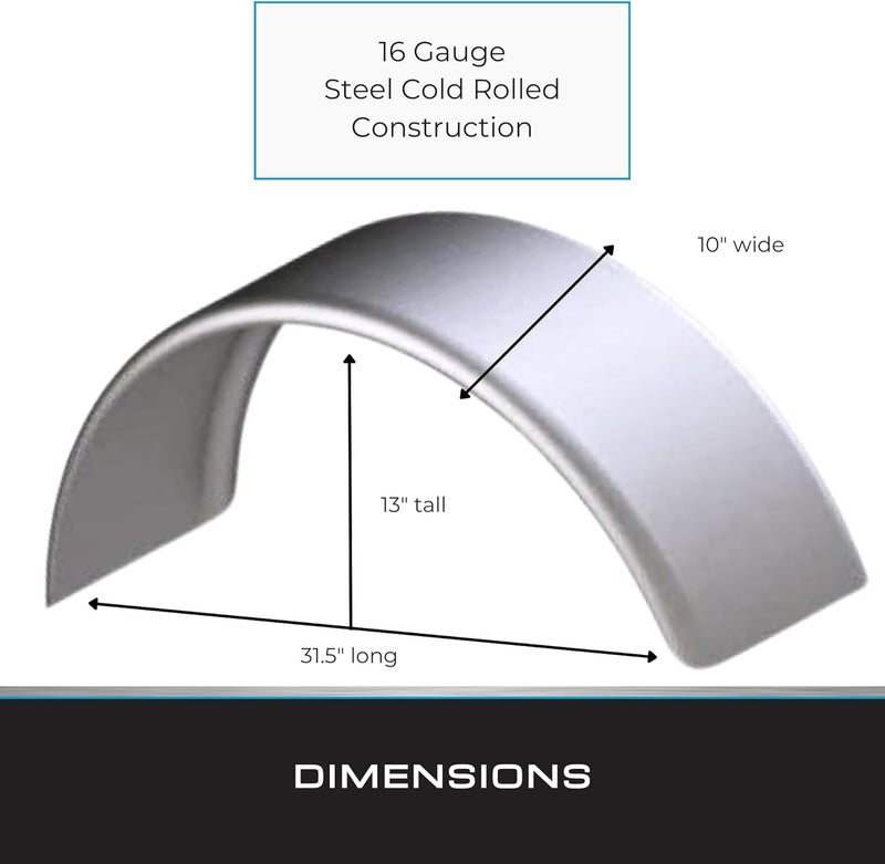 Tie Down Engineering Round Fender for 14-15 Inch Tires - Image 2