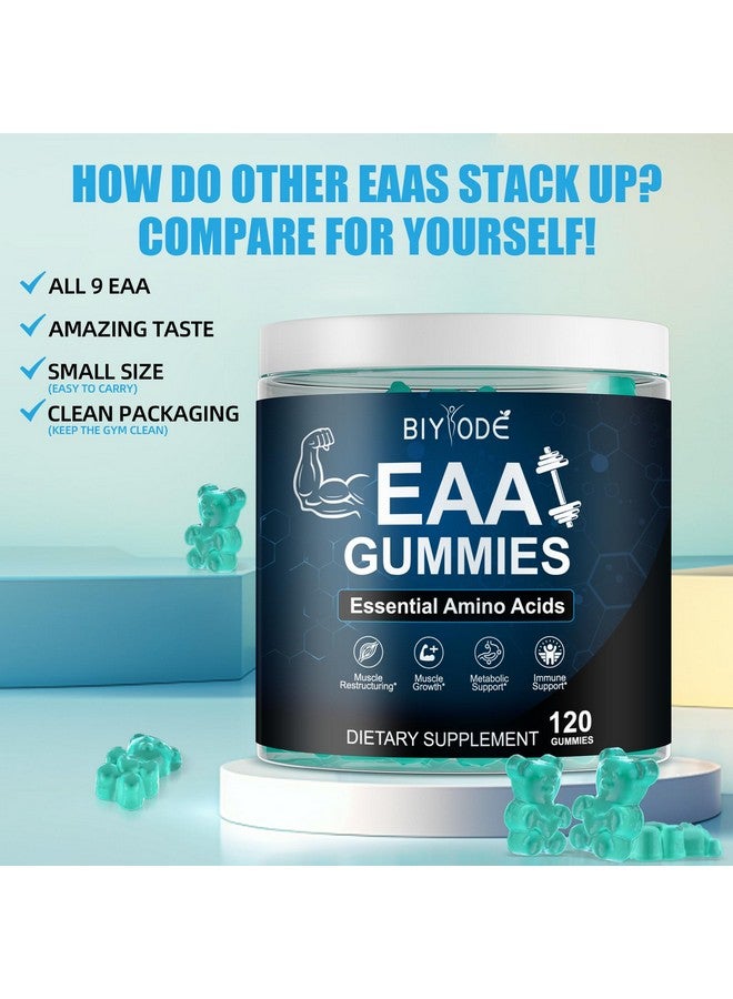BIYODE جيلي بيود EAA: الأحماض الأمينية الأساسية 9 أحماض أمينية أساسية وأحماض أمينية متفرعة خالية من الكائنات المعدلة وراثيًا خالية من الغلوتين مناسبة للنباتيين 120 جيلي توت أزرق - Image 3