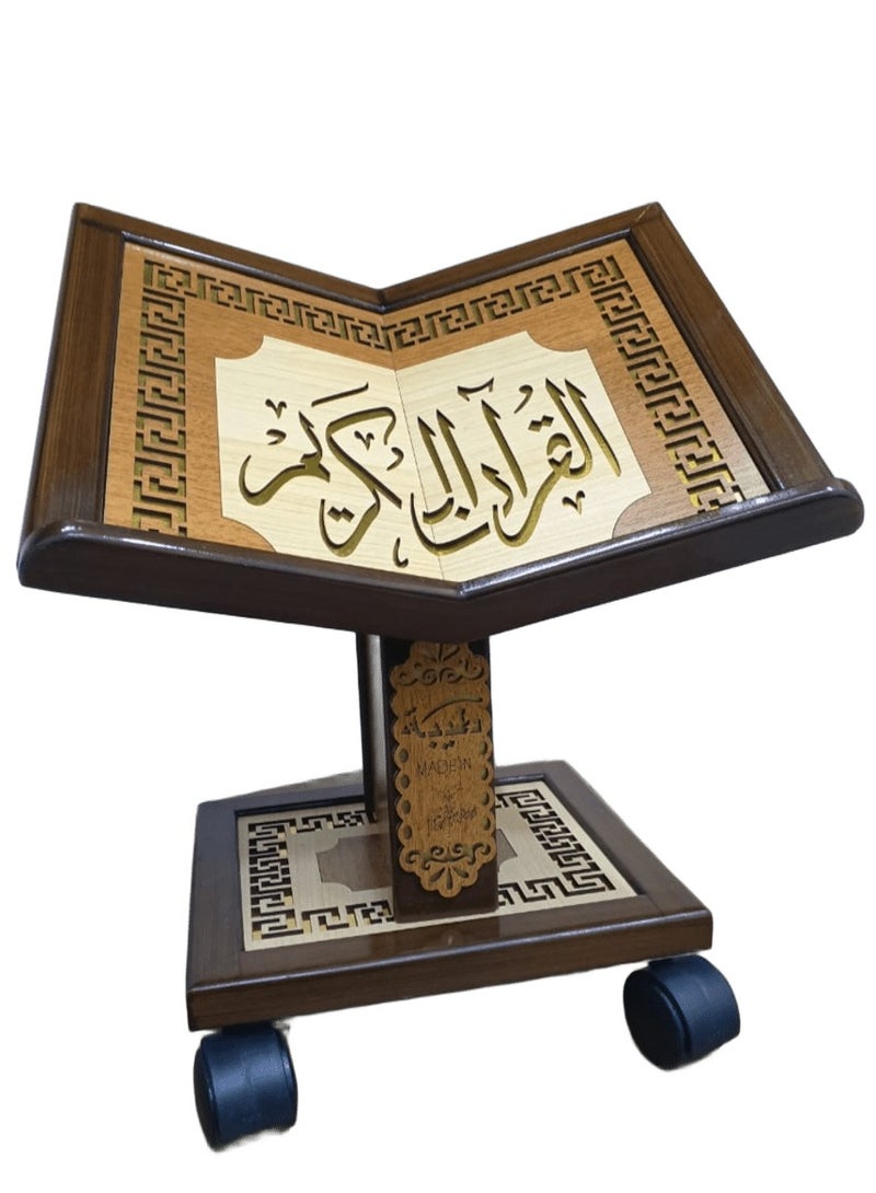 ريبنيو حامل القران الكريم محفور بالليزر  ثابت حجم متوسط 005  - Image 1