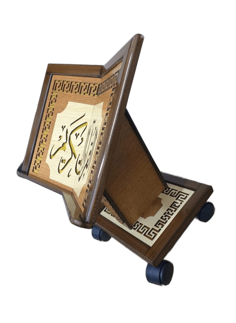 ريبنيو حامل القران الكريم محفور بالليزر  ثابت حجم متوسط 005  - Image 4