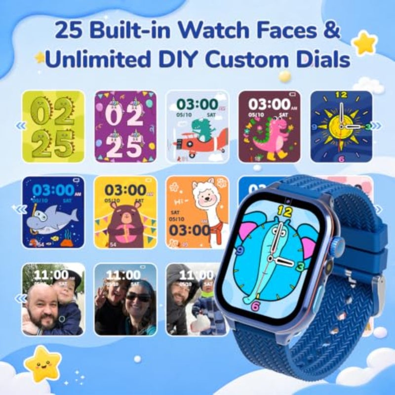 Watch, Boys Girls Toys, Smart Watch with 180+ Games and Learning Toys, 1.69" Toddler Watches Toy with Camera, Alarm, Digital Watch Birthday Gifts for 3 4 5 6 7 8 9 10 Year Old Boys - Image 4