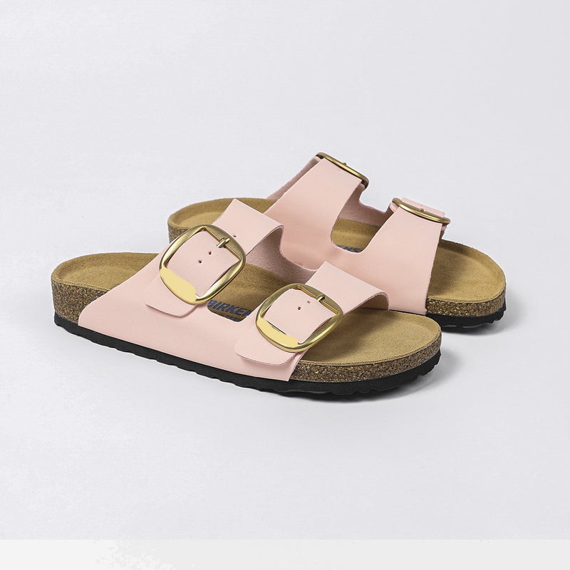 New Arrival Genuine Slippers for Men and Women, Double-Buckle Design, Outdoor Sandals