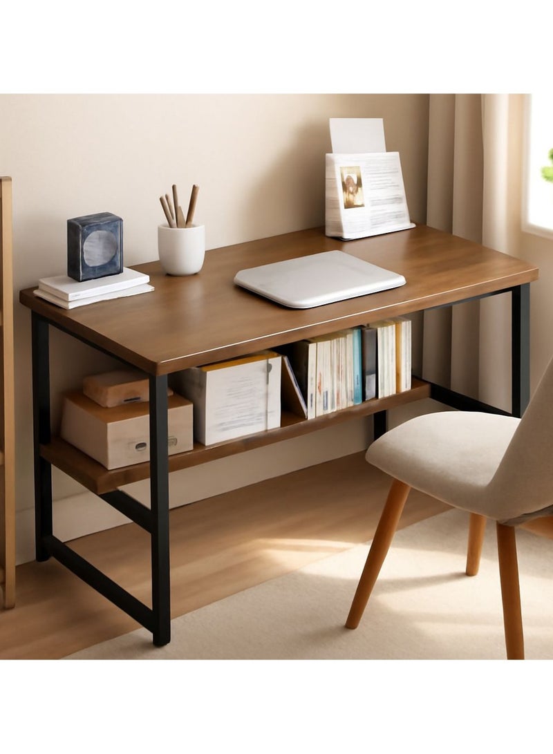 AGD Computer Desk with Bookshelf Simple Assembly for Bedroom - Image 4